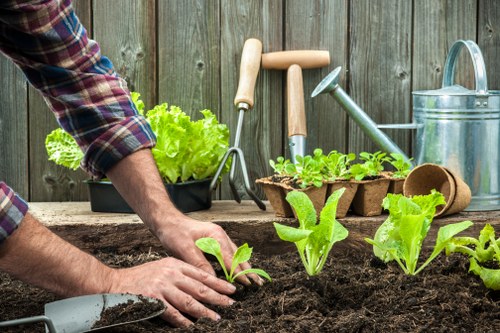 Local hard landscaping work with access considerations in Temple
