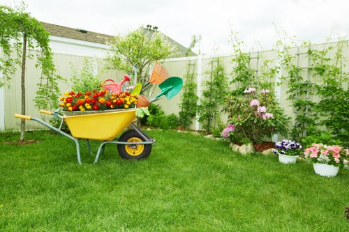 Professional landscaping project in Temple for a residential outdoor space